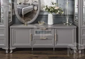 Гостиная Мокко 1+тв+1 серый камень