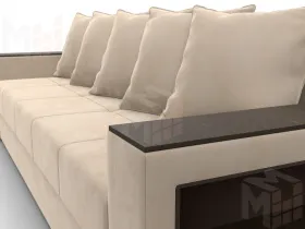 Диван прямой Дубай Лайт ( Бежевый )