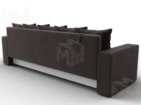 Диван прямой Дубай Лайт ( Коричневый )