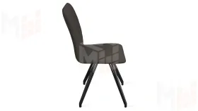 Стул Стенли К4 Черный муар, Велюр Confetti  Stone