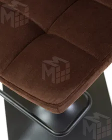 Стул барный DOBRIN DOMINIC (шоколадный велюр (MJ9-111))