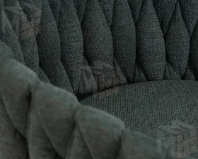 Стул барный DOBRIN LEON (зеленая ткань (LAR 275-23))