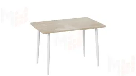 Стол Невада - ДП1-02-08 Дуб Эврика, Белый матовый