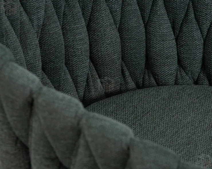 Стул барный DOBRIN LEON (зеленая ткань (LAR 275-23))