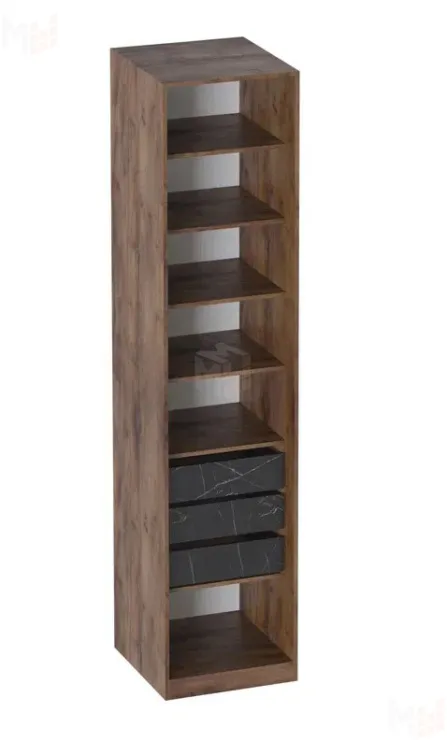 Шкаф одностворчатый Браун с глухой дверью