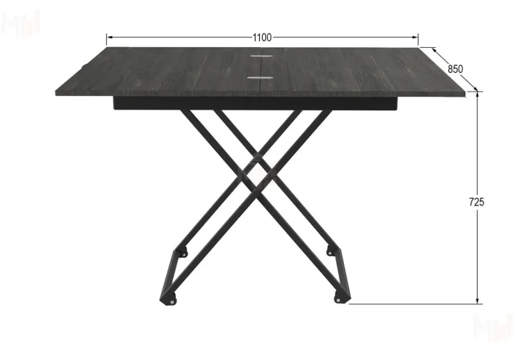 Стол универсальный трансформируемый АНДРЭ Loft  Интра