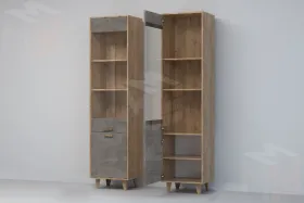 Пенал ПС-1 Эго на ножках  Дуб Крафт Золотой/Камень Темный