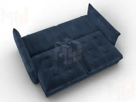 Диван прямой Лига-100 НПБ ( TOWER 13 синий )