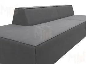 Диван прямой модульный Монс Модерн левый ( JOLY 13 серый )