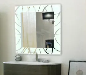 Зеркало с LED подсветкой Allegro 770х770