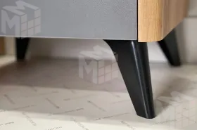 Тумба Адам  прикроватная дуб крафт золотой/графит