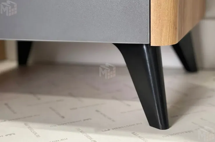 Тумба Адам  прикроватная дуб крафт золотой/графит