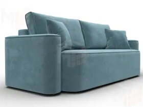 Диван прямой Лига-118 НПБ ( SEVEN 113 бирюзовый )