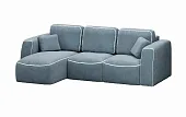 Диван угловой раскладной Бафи-2  комбинация №3 Романо Грей