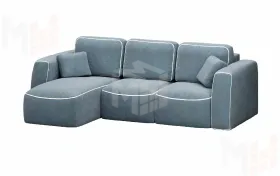 Диван угловой раскладной Бафи-2  комбинация №3 Романо Грей