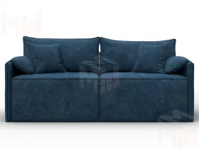Диван прямой модульный Лига-106 ( BRUT 11 синий )