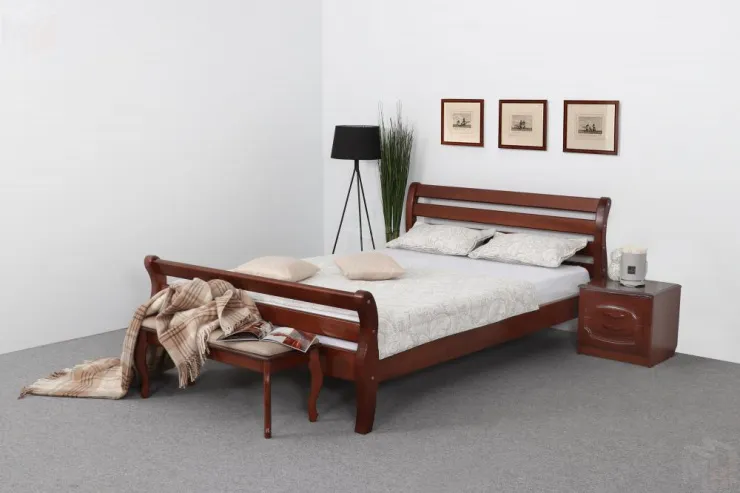 Кровать Аврора Орех светлый  1400х2000