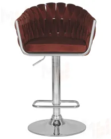 Стул барный DOBRIN MARCEL (винный велюр (MJ9-35))
