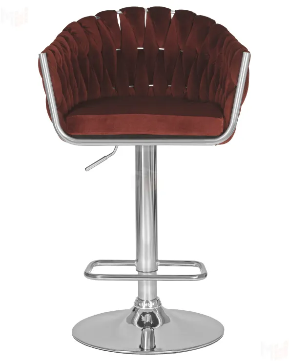 Стул барный DOBRIN MARCEL (винный велюр (MJ9-35))