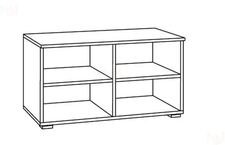 Тумба Остин 13.257 белый шагрень