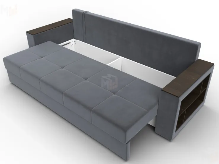 Диван прямой Дубай Лайт ( Серый )