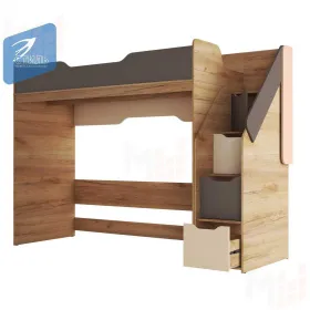 Кровать-чердак RICH КР-001 Миндаль