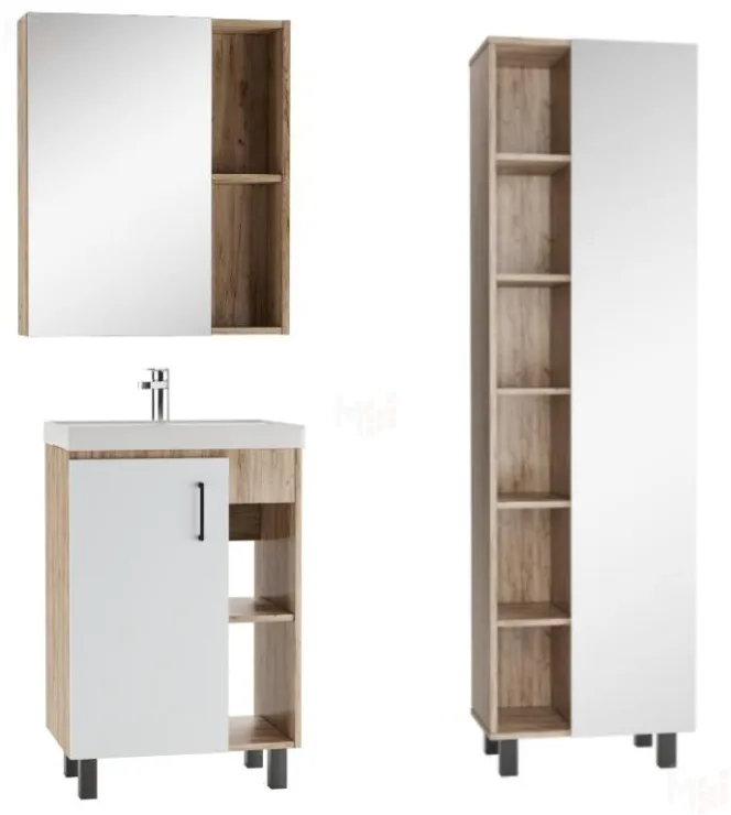 Мебель для ванных комнат серии "CRAFT" Домино