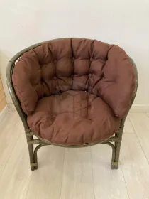 Подушка на кресло «Багама» полная коричневая