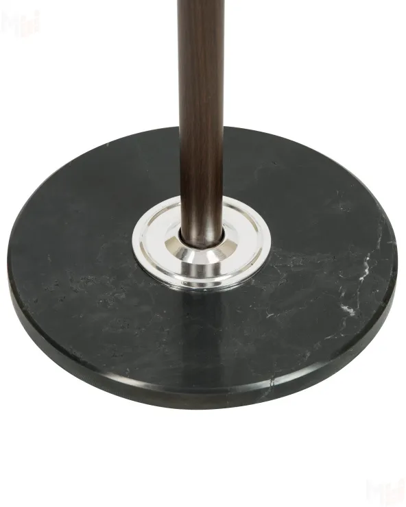 Вешалка напольная DOBRIN CLYDE (чёрный мрамор, коричневый под дерево)