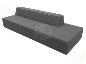 Диван прямой модульный Монс Модерн правый ( JOLY 13 серый )