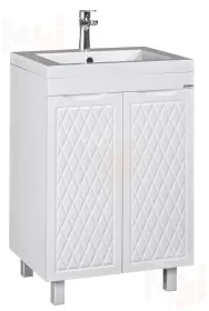 Тумба под умывальник "Andrea 58" 3D без ящика Домино
