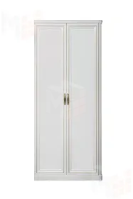 Шкаф детский Натали 2-ств без зеркал белый глянец