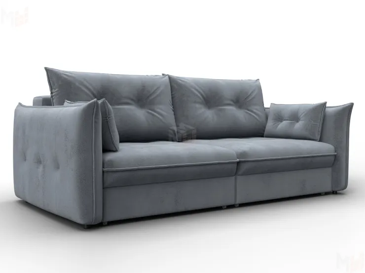 Диван прямой Лига-100 НПБ ( TOWER 10 серый )