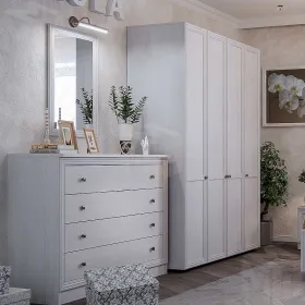 Шкаф для одежды и белья PAOLA 555