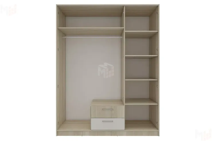 Шкаф 3-х дверный с зеркалом Камила 416.01