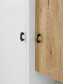 Шкаф комбинированный двухстворчатый Анри