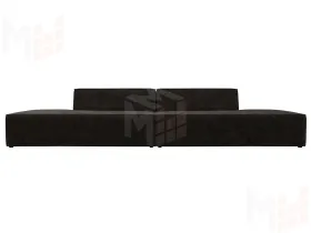 Диван прямой модульный Монс лофт ( BRUT 17 коричневый )