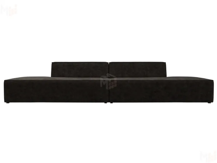 Диван прямой модульный Монс лофт ( BRUT 17 коричневый )