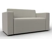 Диван прямой Лига-093 ( Амур 02 бежевый )