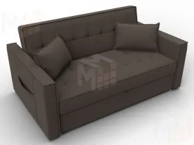 Диван прямой Лига-104 (140) ( Амур 05 коричневый )