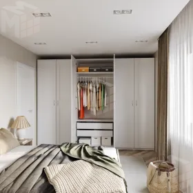 2.06.14.370.1 МАКС дверь 50 (с зеркалом) белая