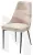 Стул NEPAL-P Бежевый велюр/ черный каркас