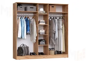 Шкаф Мартина 5-ти створчатый (дуб крафт/графит)