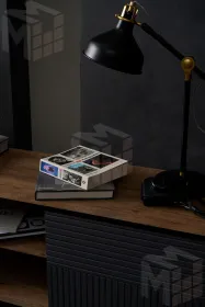 Тумба под ТВ Копенгаген с нишей (венге/серый графит)