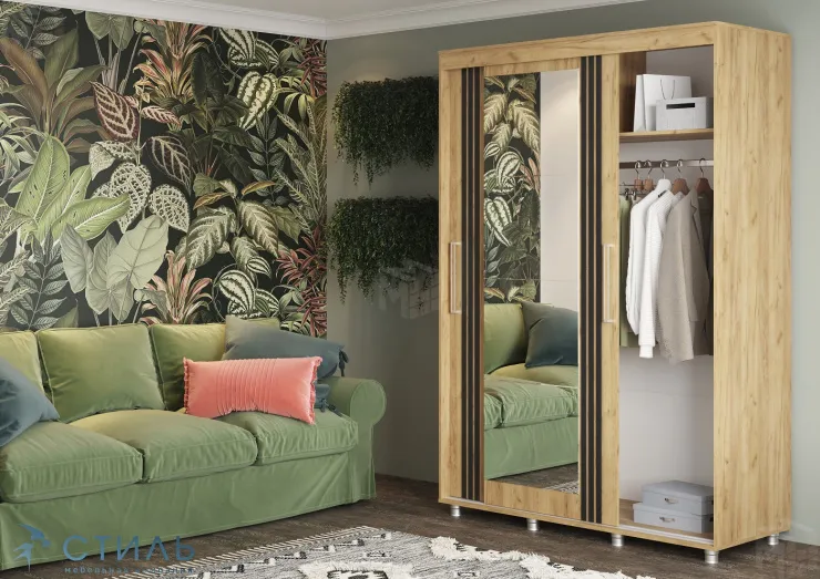 Шкаф-купе Форест 1,5 дуб крафт золотой