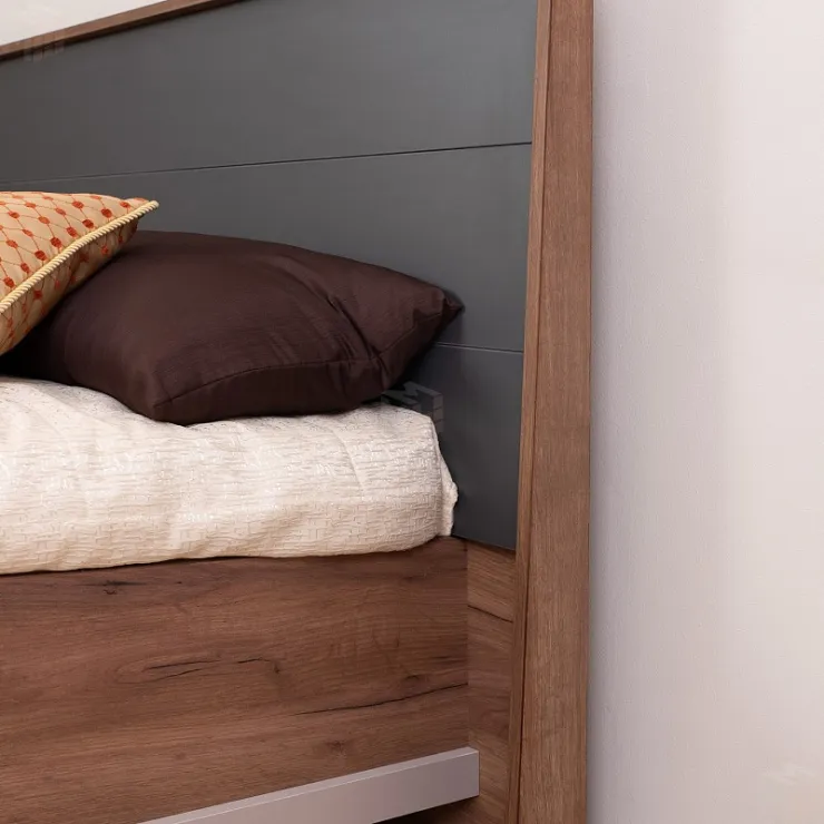 Кровать КАРА 9 со стационарным основанием (1600)