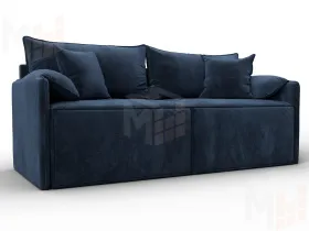 Диван прямой модульный Лига-106 ( TOWER 13 синий )
