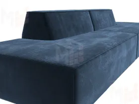 Диван прямой модульный Монс лофт ( TOWER 13 синий )