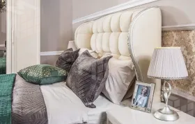 Кровать Нонна 180х200 мокко глянец