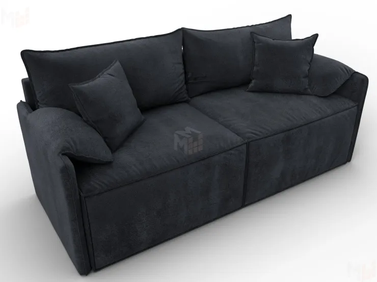 Диван прямой модульный Лига-106 ( TOWER 11 темно-серый )